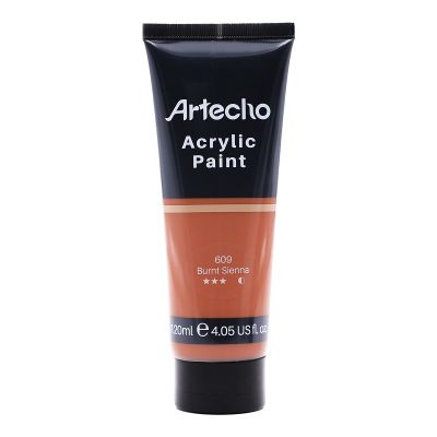 Acrylic Paint for Art Paint, Decorate, Burnt Sienna 4.05 Ounce/120ml Acrylic Paint Supplies for Wood, Fabric, Crafts