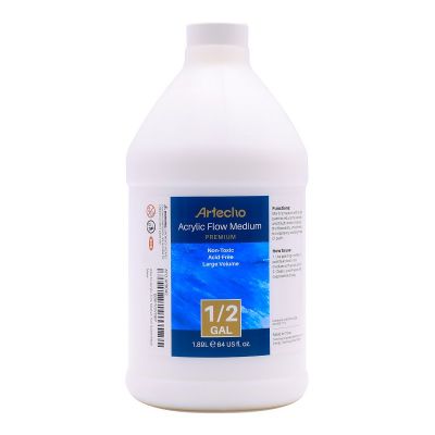 Pouring Effects Medium Premium Acrylic Flow Medium Half Gallon/64oz for acrylic paint
