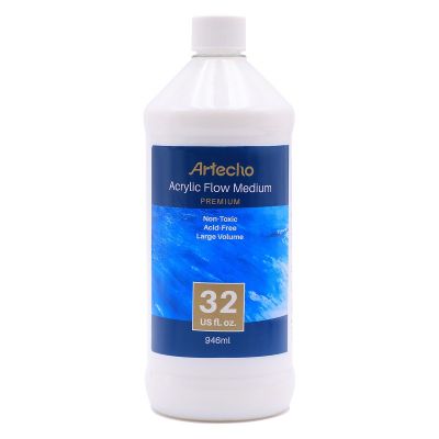 Pouring Effects Medium Premium Acrylic Flow Medium 32oz for acrylic painting