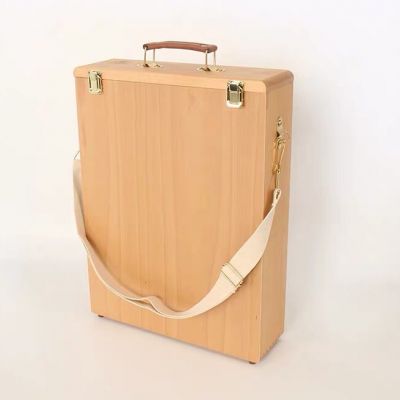 2020 Artist Wooden Easel Box Portable Desktop Box