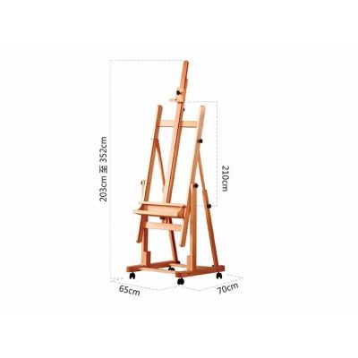2020 High Quality Top Quality Adjustable Different Angle Artist Master Single Level wooden easel