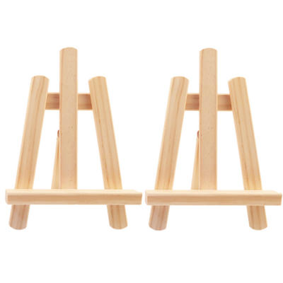 2021 21*28cm Top selling promotion Mini Natural Color Wood Display Easel For Painting Craft