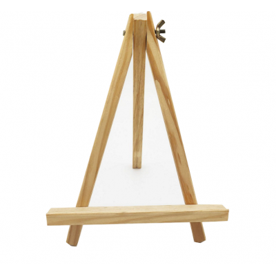 2021 Amazon 18*24cm Natural Pine Wood Tripod Easel for displaying