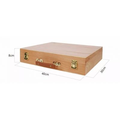 china art supplies wooden box paintbox Wooden Painting Set Box