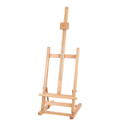2021 Art supplier Beech wood H Style Height adjustable Portable Desktop sketching easel for drawing