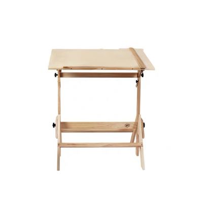 2021 Top quality Pine wood Angle adjustable studio sketch painting table for sketching and drawing