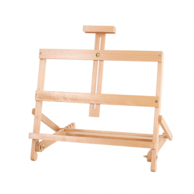 2021 Artists Adjustable Tabletop Beechwood Painting and Display Easel with an adjustable track