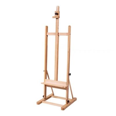 2021 Professional Art supply Solid beech wood Artist Medium-Duty Studio H-Frame floor Easel for painting