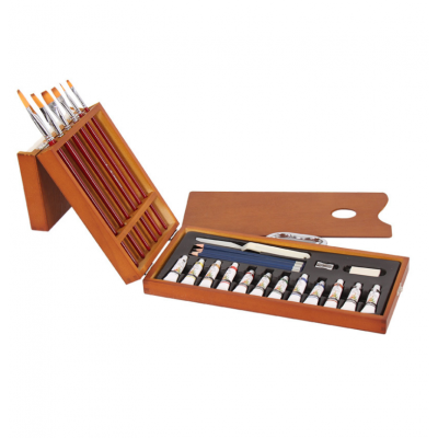 2021 Art Supplies Watercolour wooden box Art set for Aritst student