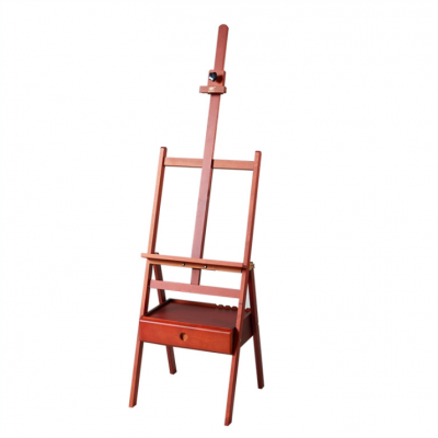 2021 Ajusatble Walnut Studio H-Frame Easel with Art Supply Storage Drawer