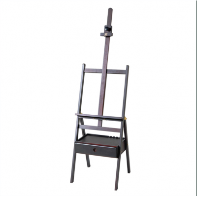 2021 New Adjustable Solid Beech Wood storge box Easel Stand for Artists