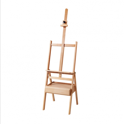 2021 NEW professional extra large wooden Studio H-Frame Easel with an artist storage drawer