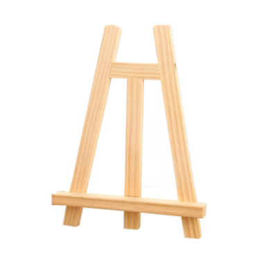 2021 Amazon Pine wood 20*28cm Small Tabletop Display Stand A-Frame Artist Easel for kid's painting classroom