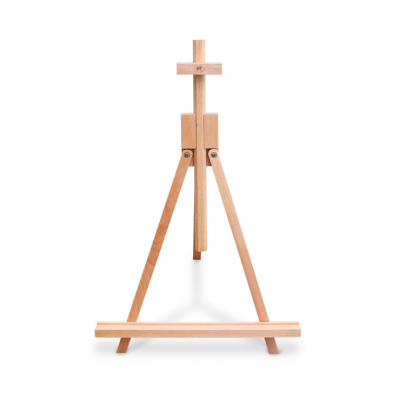 2021 Best selling Art supplier Ajustable Folding Beechwood Tripod Display Stand for painting and displaying
