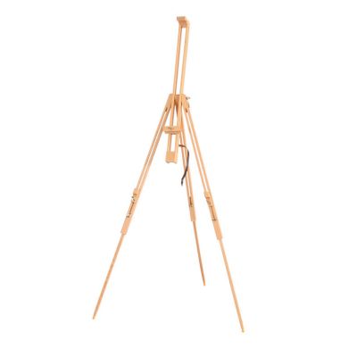 2022 New Beech Adjustable Height portable Tripod Painting Easel with carrying handle