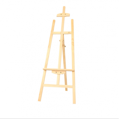 2022 Art supplies Promotion Nice Quality Cheapest Pine Wood Display Floor Easel for art beginner