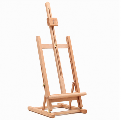 2021 Amazon top selling Adjustable tabletop Beechwood Painting and Display Easel for art students
