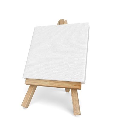 Easel use and wood material mini canvas easel small kids wood easel stand for canvas