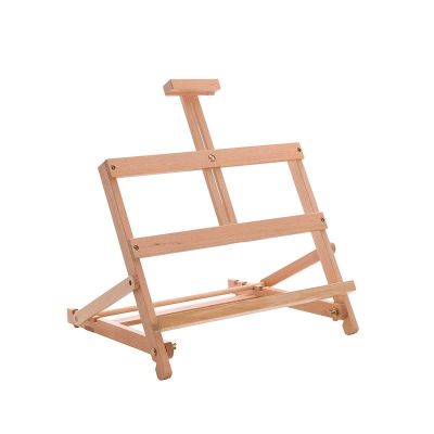 Artists Small Beechwood Adjustable Tabletop Painting Display Easel