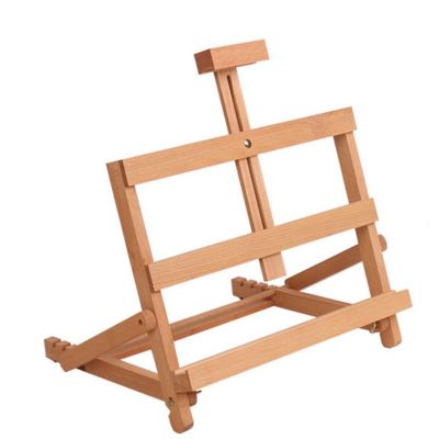 Premium Quality Tabletop Wood Folding Tabletop Painting Easel For Sketching