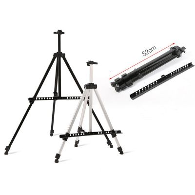 art supply aluminum field floor easel with bag for tabletop