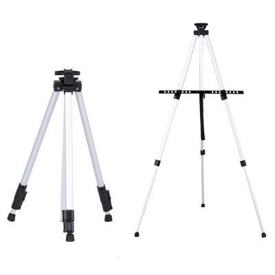 52cm silver adjustable metal easels