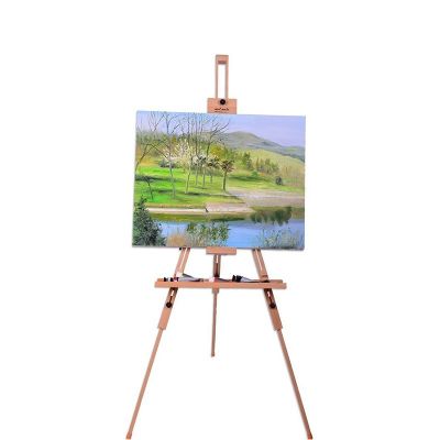 Folding Wooden Table Stand Art Easel For Home Or Studio Use