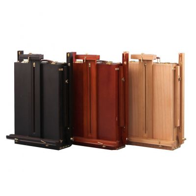Artist Professional French Style Field and Studio Sketch box Easel with Artist Drawer, Palette, Premium Beechwood