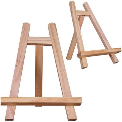 Art 8 inch Mini Small Tabletop Display Stand Wooden Table Artist Easel