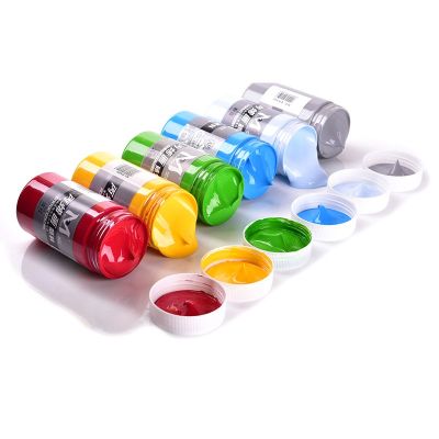 12 x 300ml Diy Ceramic Bottles Heavy Body Lightfast Paints Set For Adults