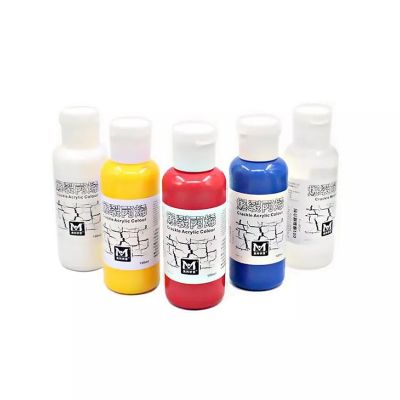High Concentration 100ML Handmade DIY Crackle Acrylic Color Paint For Painting