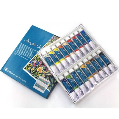 Artist Quality 18colors Private Label Acrylic Paint For Painting