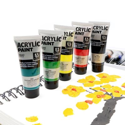 2021 Hot 6 Colors DIY Free Sample Student Acrylic Paint