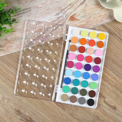 High Quality 36 color Powdery Cake Watercolor Art Painting