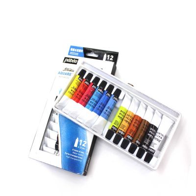 Watercolor 12x12ml Pebeo Watercolor Paint For Aritst