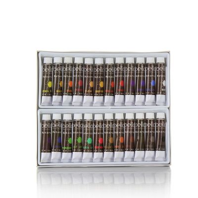 2021Hot Artist 24 Color 12ml Aluminum Tube Watercolor Paint Set