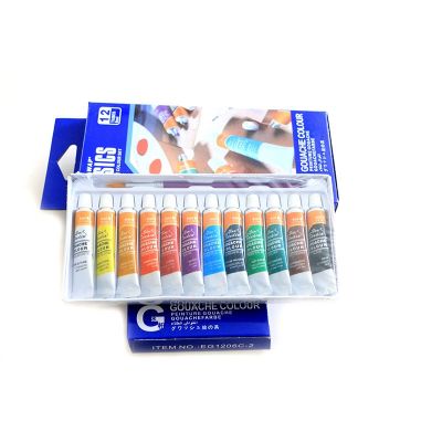 Amazon best selling art creation 12ml gouache paint with brush