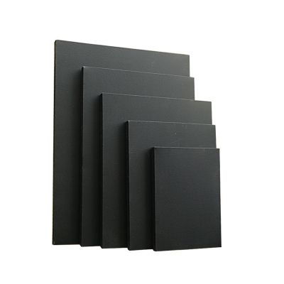 Art Black Blank Cotton Stretched Canvas for Acrylic Oil Painting