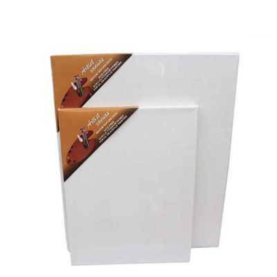 Amazon Hot Selling 18x24 inch Artist Blank White Stretched Canvas For Painting