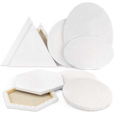 Art Canvas Round Triangle Hexagon Stretch Canvas Perfect for acrylic pouring, acrylic or oil painting