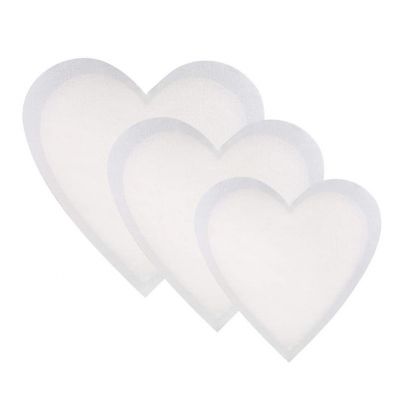 Art High Quality Blank Heart Shape Stretched Canvas For Kid Drawing