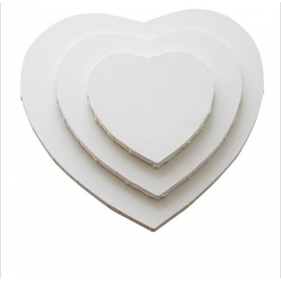 Heart Shape Canvas Art Frame of 20 30 40cm Wholesale Oil Painting Canvas