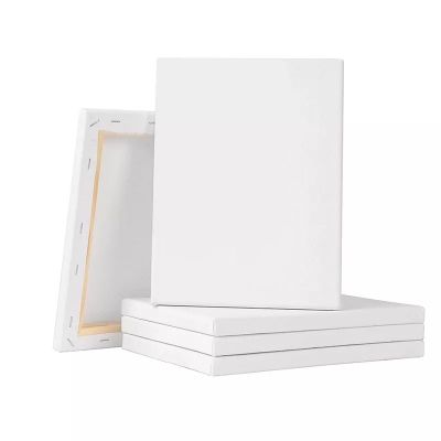 Art 8x10 Inch Triple Primed Acid Free Full Cotton Stretching Blank Canvas Frame for Painting