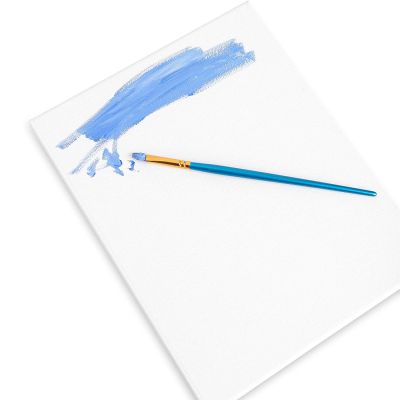 Art 8x10 Inch White Blank Cotton Stretched Canvas For Painting