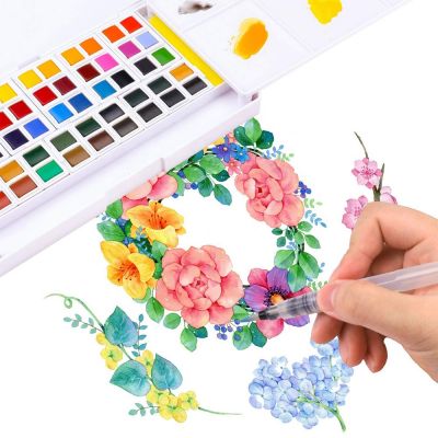 Superior New 12/18/24/30/36/40/48 Colors Solid Watercolor Paint Set for Artist Drawing Painting Water color Pigment Art Supplies