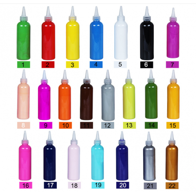 Non-toxic cheap big 200 ml bottle acrylic paint highlight DIY for plaster doll drawing painting