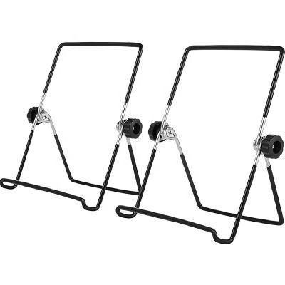 Adjustable Plate Stand Easel Picture Frame Stand Foldable Tablet Iron Display Holder Stand for Displaying Photos Plates Books