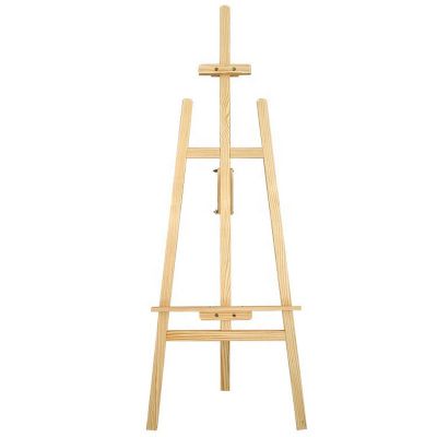 175cm Height Pine Wood Artist Painting Easel Art Display Stand for Painting Wholesale