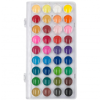 Non toxic cheap solid water color cake 36 colors paint pigment for painting