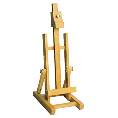 woodent table display easel